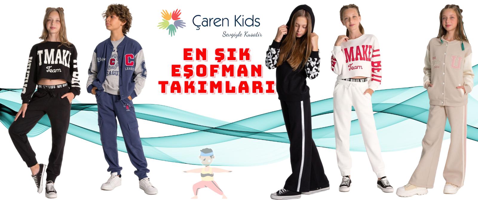 çaren kids kız ve erkek çocuk eşofman takımları