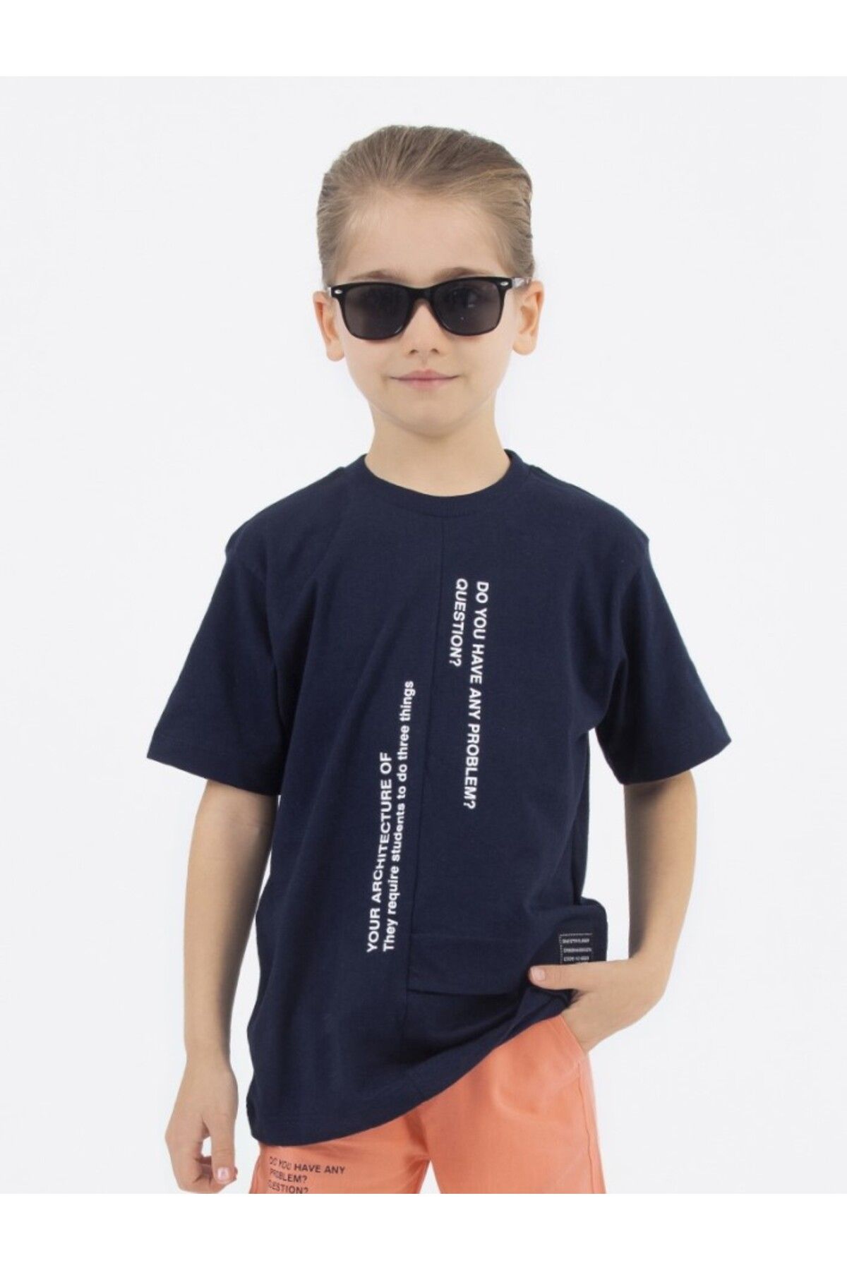 Çaren Kids- Future Erkek Çocuk 2’li Takım-Yazı Baskı Detaylı T-shirt, Paça Ve Beli Lastikli Pantolon