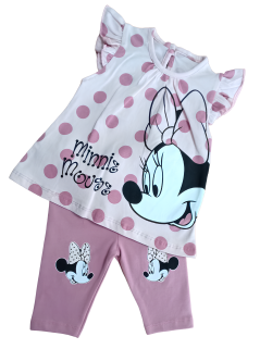 Çaren Baby Minnie Mouse Kız Bebek 2’li Takım