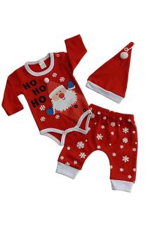 Çaren Kids- Noel Baba   Unisex Bebek 3’lü Takım