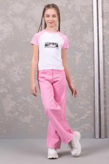 Çaren Kids- % 100 Cotton Kız Gabardin Pantolon