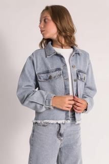 Çaren Kids- Kız Mevsimlik Denim Ceket