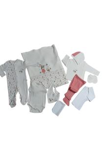 % 100 Cotton Kız Bebek Nature 10’lu Hastane Çıkışı