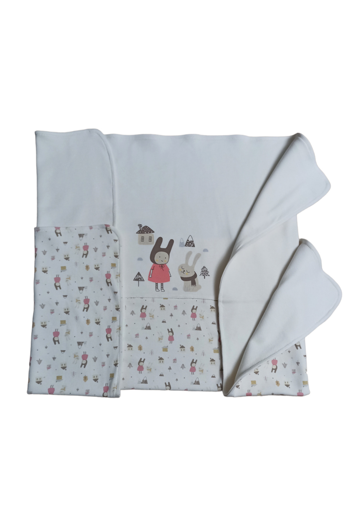 % 100 Cotton Kız Bebek Nature Life 10’lu Hastane Çıkışı